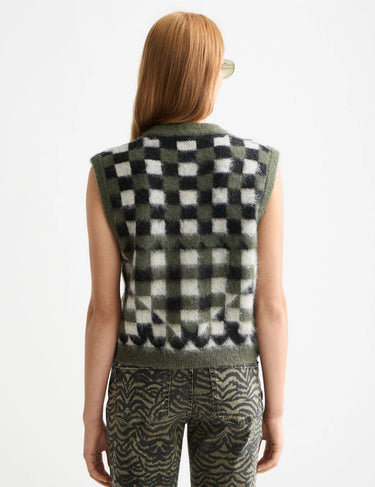 Fuzzy Jacquard Spencer - Cedar & Lily Clothier