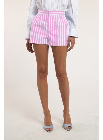Theo Wide Stripe Shorts - Cedar & Lily Clothier