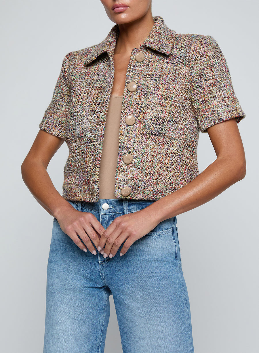 CHITA CROP SHT SLV JACKET