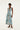 Flora Tie Off-White Midi Dress