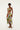 FLORART SAND STRAPLESS MAXI DRESS