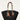 SCARF RAFFIA BASKET BAG