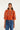 ORANGE BOHO FLOWERS EMBROIDERED SHORT SLEEVE BLOUS