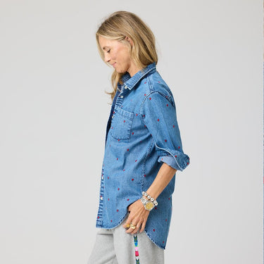 Mia Tiny Hearts Denim Shirt