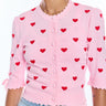 TESS HEARTS INTARSIA CARDIGAN