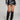 SABINA VEGAN CROC LEATHER SKIRT