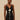 Black and White Rose Pipping Mini Dress - Cedar & Lily Clothier