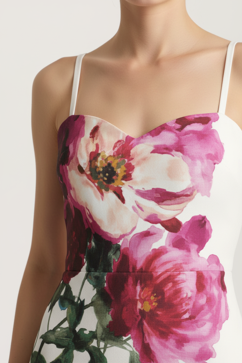 Detail shot of Nina Sweetheart Dress