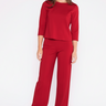 Enhanced red outfit product photo