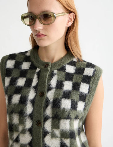 Fuzzy Jacquard Spencer - Cedar & Lily Clothier