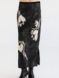 Go Silk - Go Long For It Skirt Printed - Cedar & Lily Clothier