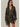 Golden Foliage Black Mini Dress Puffy Sleeve - Cedar & Lily Clothier