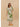 Green Floral Cascade Off - White Short Sleeve Midi Dress - Cedar & Lily Clothier