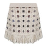 Gypset Crochet Mirrowed Mini Skirt - Cedar & Lily Clothier