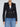 Imogene Satin Lapel Blazer - Cedar & Lily Clothier
