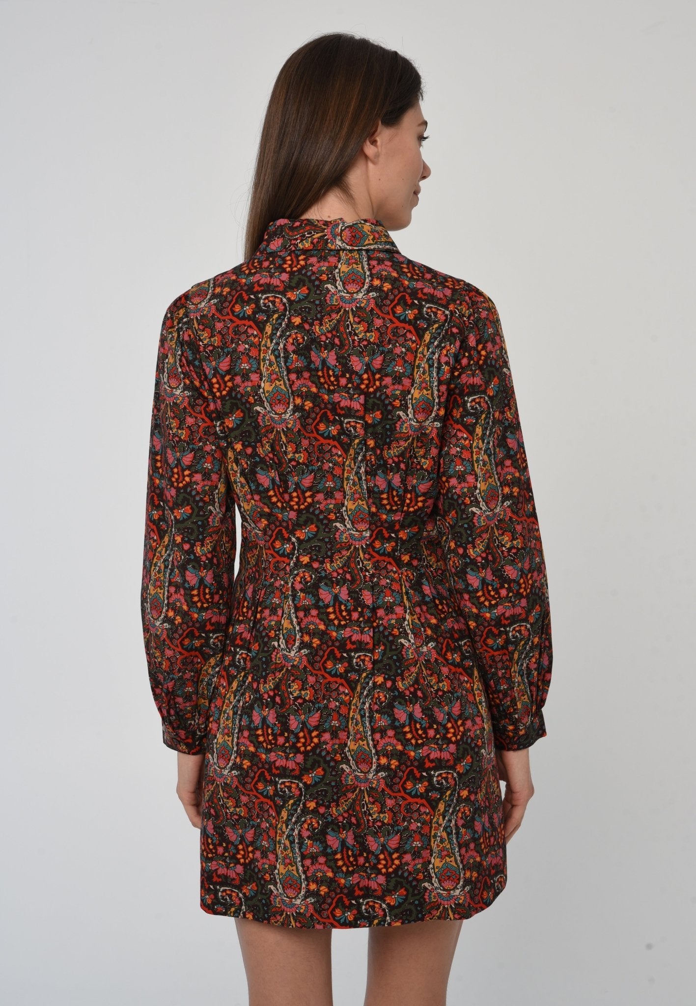 lilly long sleeve mini dress Shona Joy Lily Long Sleeve Ruched Mini Dress