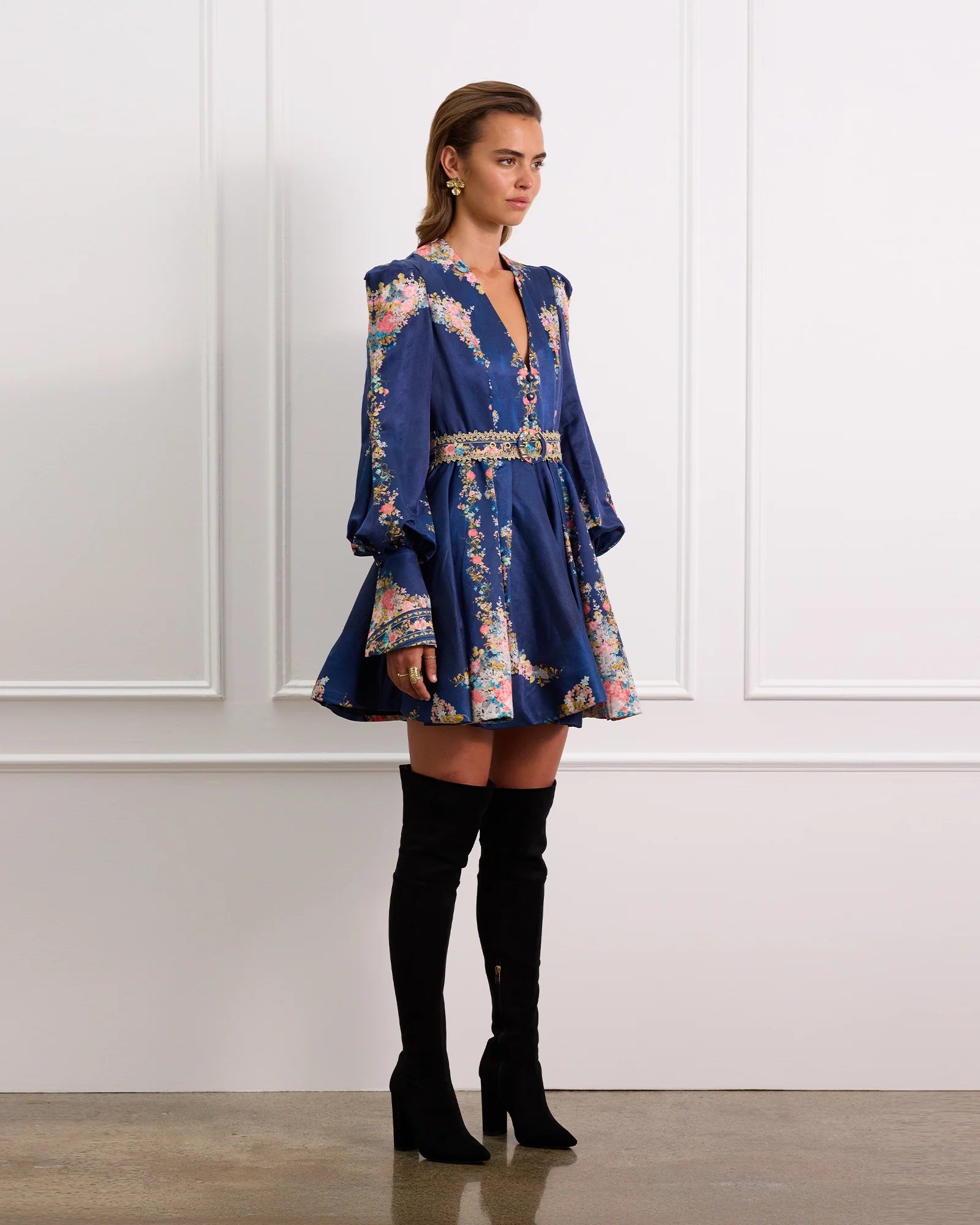 Raya Mini Dress Aqua Blu Cedar & Lily Clothier