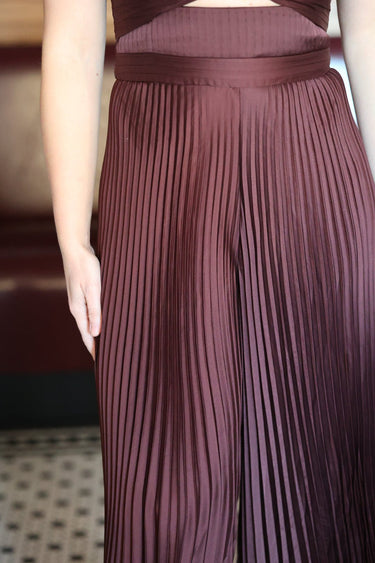 Rosalynn Pleated Jumpsuit - Cedar & Lily Clothier