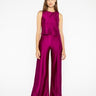 Sateen Stretch Wide Leg Pant - Cedar & Lily Clothier
