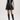 Tate Vegan Leather Sleeveless Polo Pleated Dress