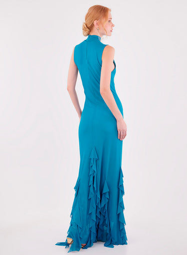 Long Dress Aneta Teal