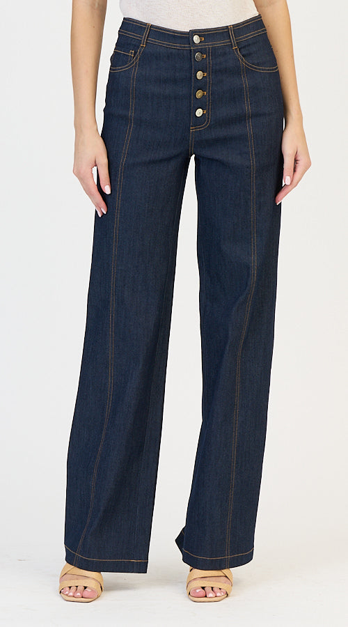 Button Front Francine Jeans