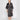 Wrap Up by VP - Noir Poly Silk Kimono - Cedar & Lily Clothier
