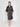 Wrap Up by VP - Noir Poly Silk Kimono - Cedar & Lily Clothier